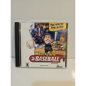Backyard Baseball (PC CD-ROM, 2003) Win/Mac Mike Piazza Cover Working